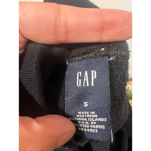 Vintage Y2K Women’s Gap Cotton Drawstring Jersey Maxi Skirt small Black - Picture 5 of 6